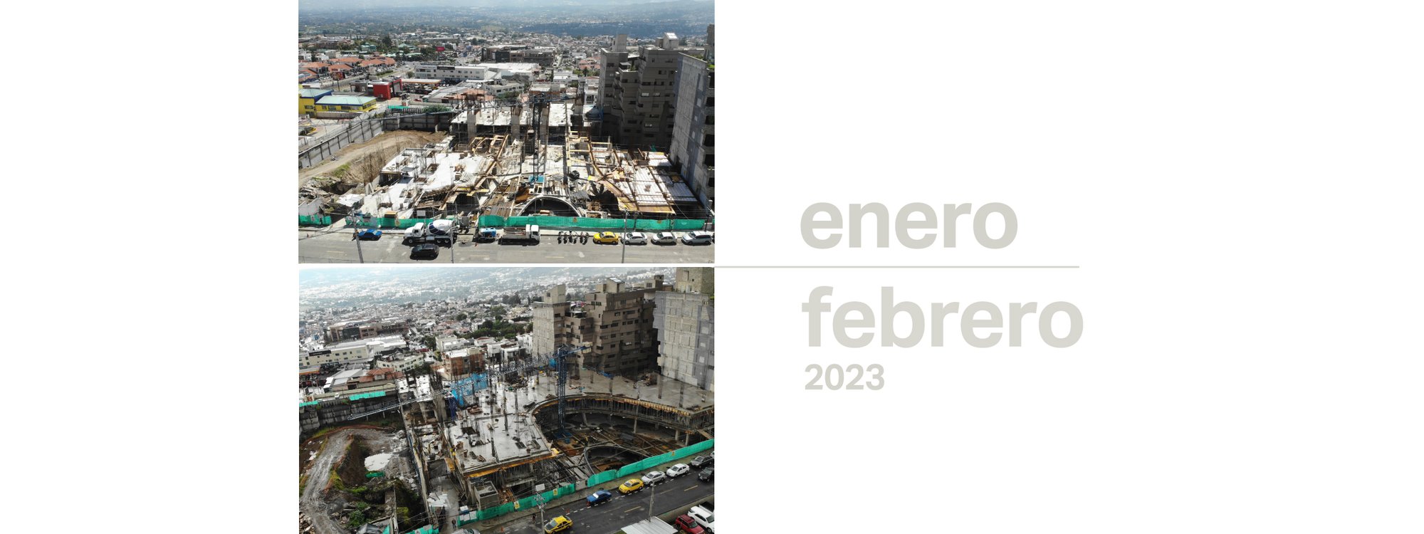 aquarela avance de obra enero febrero 2023